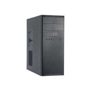 Chieftec Boîtier Chieftec Elox Series HQ-01B Tour midi ATX pas dalimentation USB-Audio