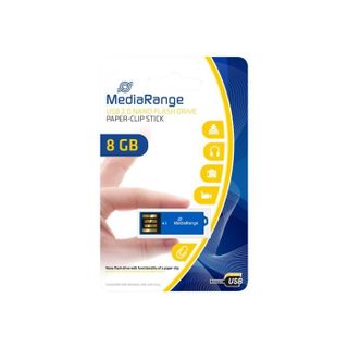 Clé USB - MEDIARANGE - Nano - 8 Go - USB 2.0 - Bleu