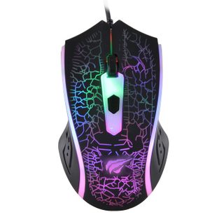 GAMENOTE HV-MS736 Souris gamer 4 boutons 1200 DPI optique filaire USB rétroéclairage LED