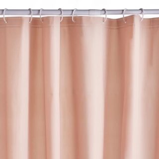 Today Rideau de douche gauffré - Pink - PEVA - 180 x 200 cm - 12 crochets - UTILITY