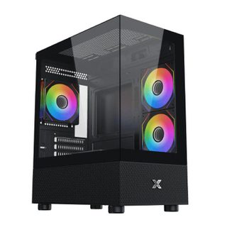 XIGMATEK XIGMATEK - Alphard M - Mini tour - M-ATX - Verre trempé - ARGB -
