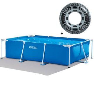 Intex Kit piscine tubulaire - Rectangulaire - 300 x 200 x 75 cm