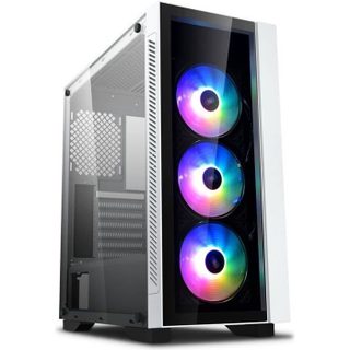 DEEPCOOL BOITIER PC MATREXX 55 V3 ADD - Moyen Tour - RGB 3F - - Format E-ATX (DP-ATX-MATREXX55V3-AR-WH-3F)