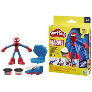 Play-Doh Spider-Man coffret Mon créateur de toiles avec figurine flexible et pâte à modeler dès 4 ans Marvel