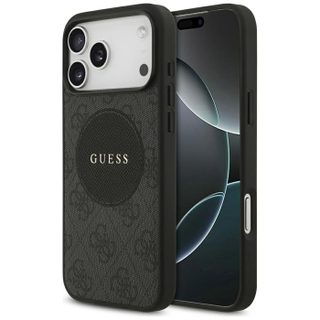 Coque Guess 4G Circle Classic Logo MagSafe pour iPhone 17 Pro - Black