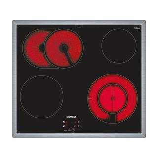 Plaque chauffante en céramique Siemens EF645BNN1E - Noir - Acier inoxydable - 800 W - 12 cm