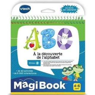 VTECH - Livre Interactif Magibook - ABC À La Découverte De LAlphabet