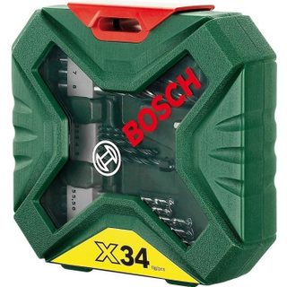 Set mixte perçage - vissage Bosch - Coffret X-Line Classic de forets et dembouts de vissage 34 pièces