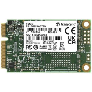 Transcend MSA372M 16 GB SSD mSATA interne SATA III industriel TS16GMSA372M
