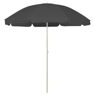 vidaXL Parasol de plage anthracite 240 cm 314706