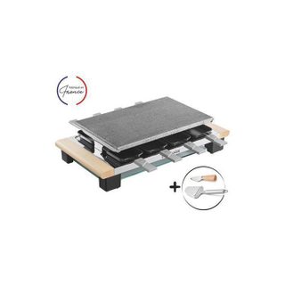 Appareil à raclette - LAGRANGE - Elégance® - 8 personnes - Pierre de cuisson - 1100 W