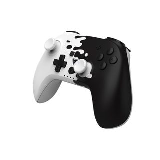 DragonShock - PopTop Noir et Blanc - Manette compacte sans fil Bluetooth pour Nintendo Switch - Switch OLED - PC - Android