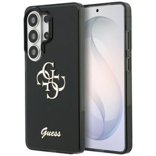Coque Guess IML Big Metal 4G Script pour Samsung Galaxy S26 Ultra - Black