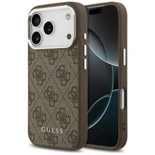 Coque Guess Hardcase 4G Classic Logo MagSafe pour iPhone 17 Pro Max - Brown