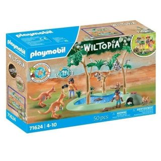 PLAYMOBIL 71624 Explorateurs avec animaux australiens Wiltopia 50 pièces Dès 4 ans