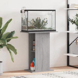 Vidaxl Support daquarium sonoma gris 60 5x36x72 5cm bois dingénierie 833645