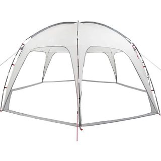 Vidaxl Tente de réception imperméable - 525x525x255 cm - Gris - Polyester avec revêtement PU - Imperméable