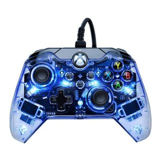 Manette de jeu - Xbox Series X S Xbox One et PC - LED Afterglow - Filaire - PDP - Transparent