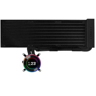 LIANLI Kit de refroidissement à eau - LIANLI - HydroShift II LCD-C 360N - Écran LCD IPS 5 3 cm 480×480 - Sans ventilateur - 28 dB
