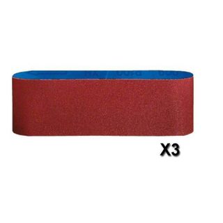 Lot de 3 Bandes abrasives Best for Wood 100x560mm Gr 60-80-100 BOSCH 26086060128
