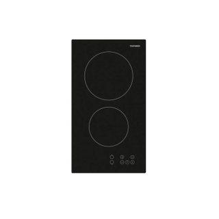 Domino vitroceramique - TELEFUNKEN - TKDV2T - 2 Foyers radiants - Commandes tactiles - Timer