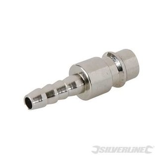 Coupleur Euro - Silverline - 2 pièces - 8 mm - Baïonnette - Longueur 40 mm