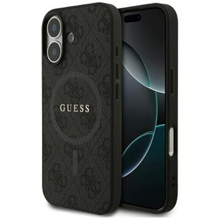 Coque Guess 4G Ring Classic Logo MagSafe pour iPhone 17 - Black