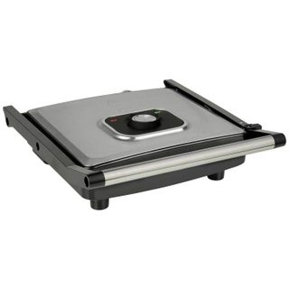 Tristar GR-2858 électrique Grill à contact revêtement anti-adhésif voyant lumineux noir argent