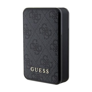 Guess 4G Cuir Métal Logo - Power Bank 10000 mAh 18W (noir)