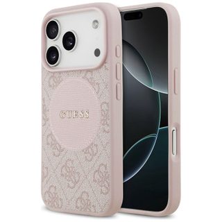 Coque Guess 4G Circle Classic Logo MagSafe pour iPhone 17 Pro - Pink