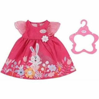 Robe - BABY BORN - Motif fleurs - Manches en tulle - Avec cintre - Pour poupon 43cm