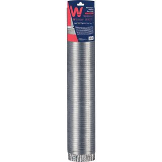 Gaine aluminium hotte - WPRO - CHT315/1 - Évacuation extérieure - 125 mm - Norme UNI CIG