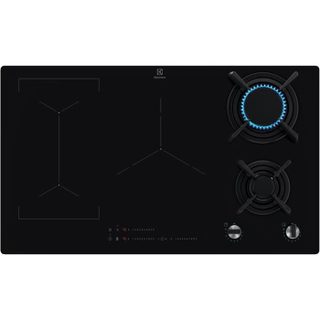 Plaque Mixte induction 5 foyers Mix Gas - Induction ELECTROLUX KDI951723K Noir