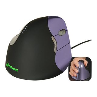 Souris - EVOLUENT - VerticalMouse 4 Small - Violet - Sans fil - Optique