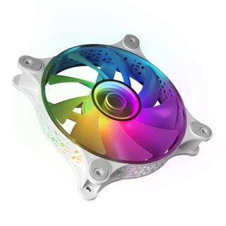 Mars Gaming Ventilateurs boitier - Mars Gaming - MF-3D RGB - 12cm - - Flux dair puissant et silencieux