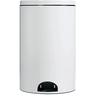 ROSSIGNOL - Poubelle à pédale - 14 L - blanche - Élora