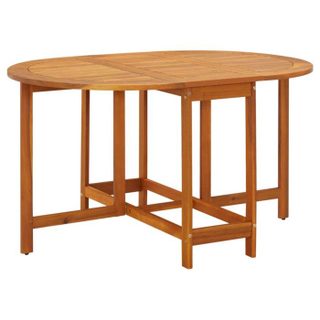 vidaXL Table de jardin 130x90x72 cm Bois dacacia massif