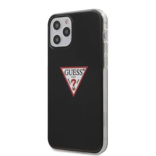 Guess Triangle Logo - Coque iPhone 12 / iPhone 12 Pro (noir)