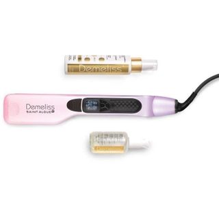 Lisseur Vapeur - SAINT ALGUE - Coffret Premium Demeliss TITANIUM DREAMS - Coloris Exclusif + Soins Avant & Après Lissage
