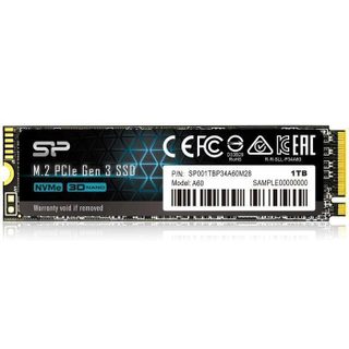 SP SILICON POWER Disque SSD Interne - Silicon Power - P34A60 1To - NVMe PCIe Gen3x4 M.2 Lecture Écriture 2200 1600 Mo/s