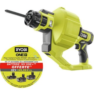 RYOBI Déboucheur 18V ONE+ canalisations éviers WC - sans batterie ni chargeur - RDA18-0