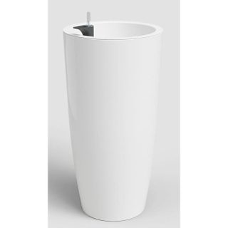 Pot de fleurs - ARTEVASI - Santorini SWS 78 BR - Intérieur/extérieur - Plastique - Ø40 x H78 cm - 72 L - Blanc