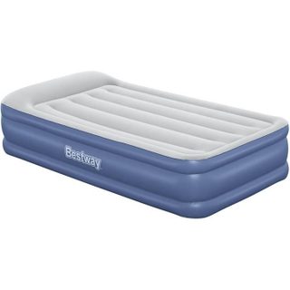 Lit gonflable - BESTWAY - 1 place - 191 x 97 x 46 cm - Pompe électrique intégrée - Cadre de lit