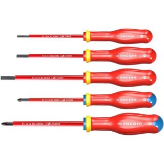 Facom Jeu de 5 tournevis Protwist isolés 1000 V - ATD.J5VE