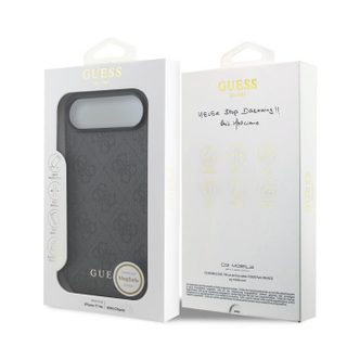 Guess 4G Charms Case for iPhone 17 Air 6.5 Tone on Tone Grey - GUHMP17MGF4GCK