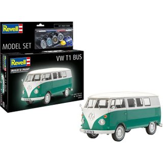 Maquette de voiture - REVELL - Model Set - VW T1 - Avec colle peintures et accessoires