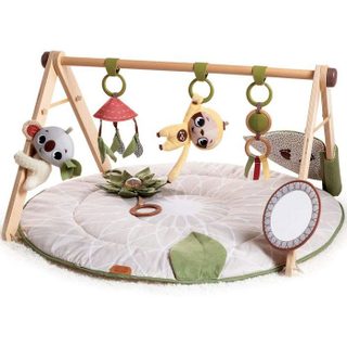 TINY LOVE Tapis dÉveil Boho Chic Tapis de Jeu pour Bébé Arche de Jouets en Bois - Dès la Naissance