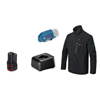 Bosch Veste chauffante Professional GHJ 12+18V XA taille 3XL avec batterie 12V - 06188000G2