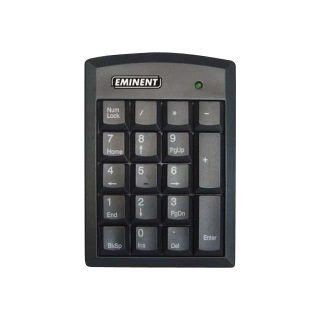 Clavier numérique - EMINENT - EM3102 - USB - Filaire - Noir