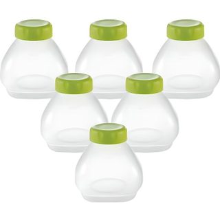 Jeu de 6 flacons - SEB - XF102000 - Bouteilles à yaourt à boire - Goupillon inclus - Compatible lave-vaisselle